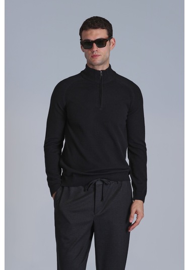 Lufian Erkek Kazak 112090141 Siyah Siyah