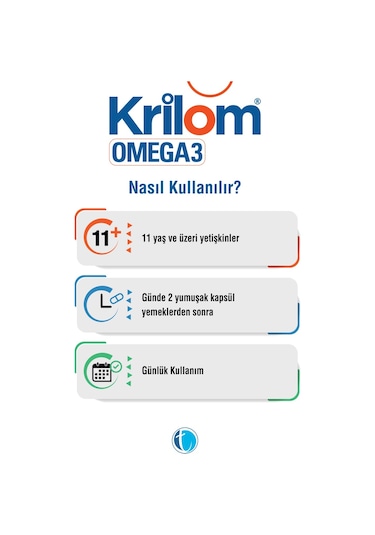 Krilom Omega 3 Takviye Edici Gıda 50 Yumuşak Kapsül