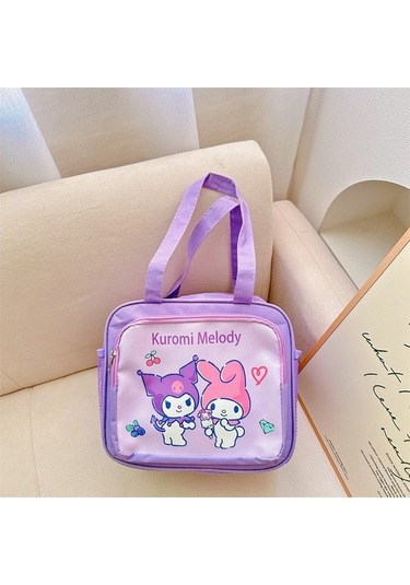 Pazly Büyük Termal Beslenme Çantası, Bez Çanta Açık Mor, Pratik Ve Şık Açık Mor