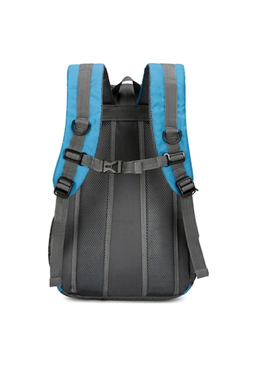 Neevoyu Taşınabilir Dış Mekan Mochilası - Su Geçirmez Nylon, Açık Hacimli, Hafif 0.53kg , Ayarlanabilir Askı, Bisiklet Turu Ve Yürüyüş İçin - Mavi Mavi