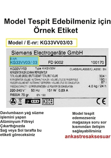 Dwp64cc50t/06 Davlumbaz Karbon Filtresi 2li 1takım Bacasız Aspiratör Kömür Filtre Dwa0kp6a