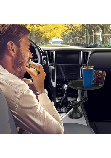 An-98 Araç İçi Katlanabilir Bardaklık Telefon Tutucu Ve Yemek Tep