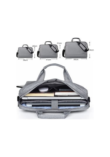 Oumaantu 020 Oxford Kumaş Omuz Askılı Laptop Çantası Siyah