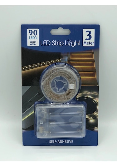 Dogusdeco 3 Metre Pilli Şerit Led Aydınlatma Dolap İçi Raf Tezgah (411695754)