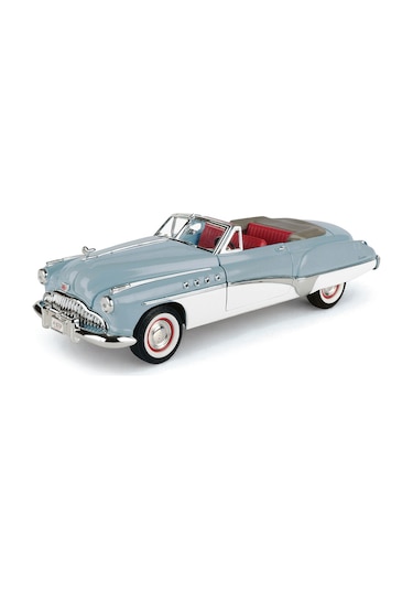 1949 Buick Roadmaster Convertible - Light Blue 1:18 Scale Diecast Model Car Motormax