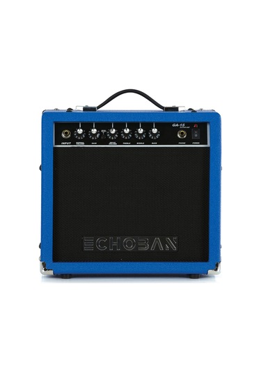 Echoban Ga15 15 Watt Mavi Gitar Amfisi