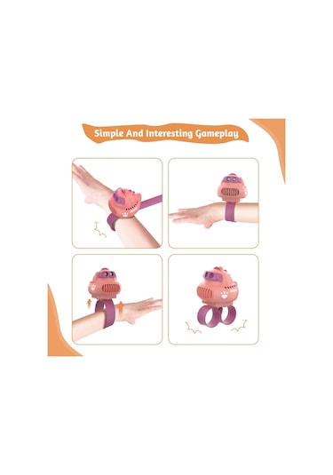 Çocuklar İçin Taşınabilir Vantilatör Bileklikli, Dink Projeksiyon, Pembe,