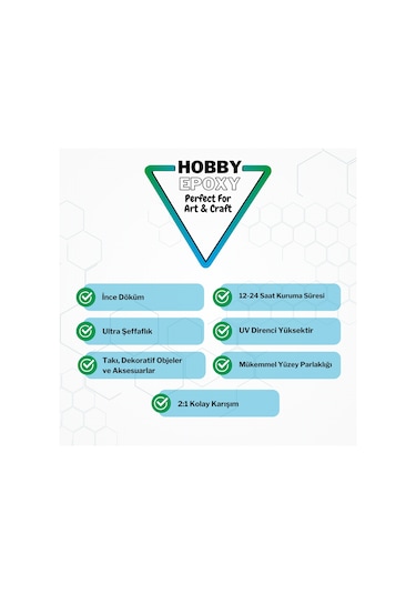 Ultra Şeffaf Hızlı Hobby Epoxy Epoksi Reçine İnce Döküm Fast 1...