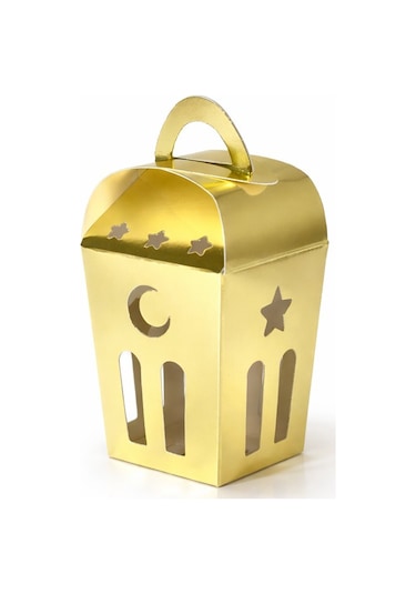 Ramazan Temalı Kutu 12'li 12x6 Cm Altın Diğer