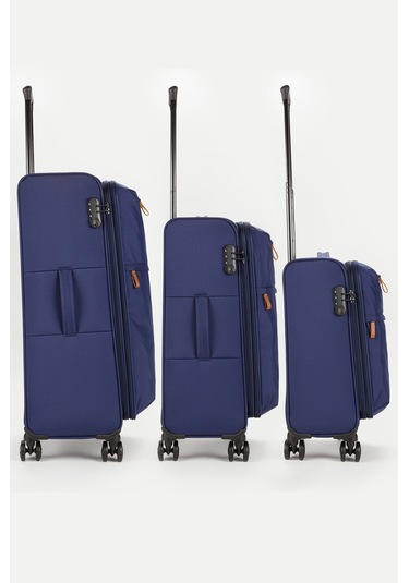 Fossil Unisex Büyük Boy Kumaş Valiz 028-01 Lacivert