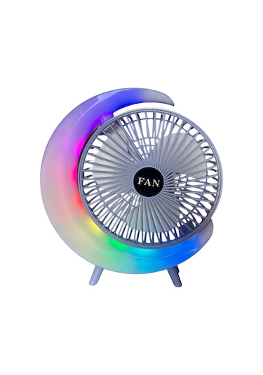 S24 Taşınabilir Masaüstü Mavi Usb Fan