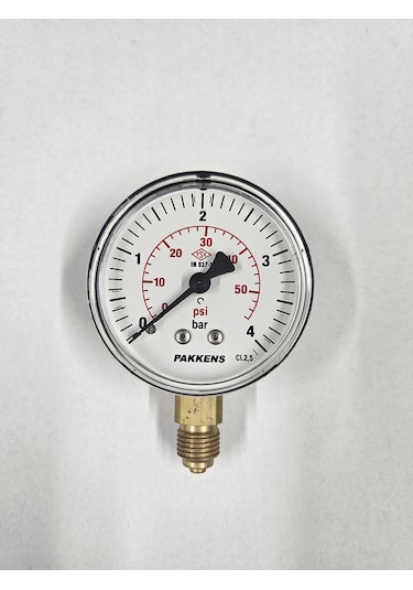 Çap 63 ALTtan 4 Bar Kuru Manometre - Pakkens