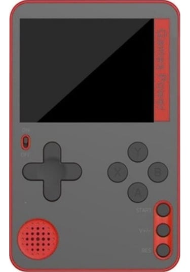 500 Oyunlu 8 Bit 2.4" Ekran Slim Kasa El Atarisi (İthalatçı Garantili) Çok Renkli