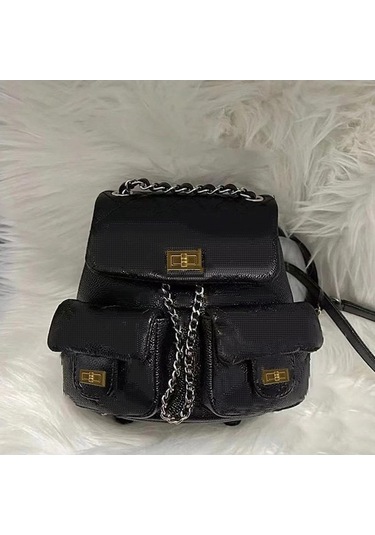 Ganzhoushop Yönlü Yeni Yaz Ve Sırt Sırt Renk Pink Modası Moda Kentsel Kadın İş Hafif Eşleşen Düz Çok Çantası Çantası Çantası Bahar Zb Pembe