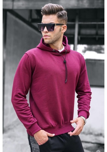 Madmext Bordo Erkek Sweatshirt 5334 Bordo