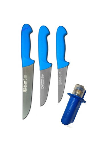 Sürbisa Stk-200 Sürmene Kasap Bıçak Seti Siyah