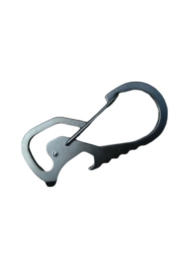 Monyee Titanyum Açıcı Kanca - Hafif Ve Dayanıklı, Şişe Açıcı Özelliği, Kemer/bant Çevrelerine Kolay Bağlanır, Siyah Siyah