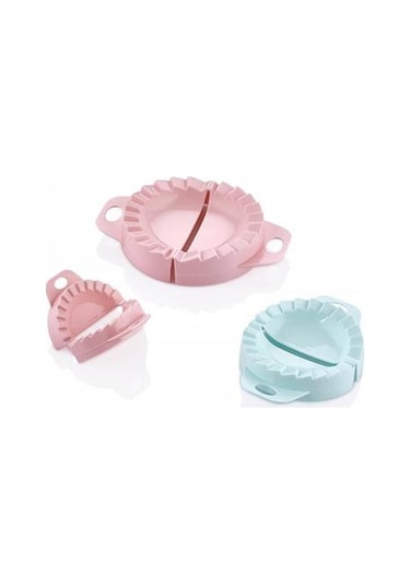 Buffer 3lü Çiğ Börek Kurabiye Hamur İşi Ravioli Kesme Kalıbı Aparatı