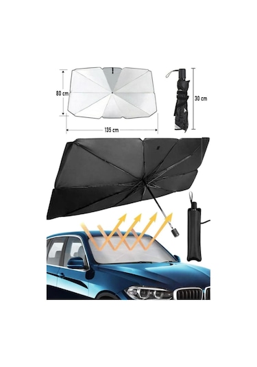 Araba Ön Cam Güneşlik Katlanabilir Güneşlik Şemsiye Ön Cam Gölgel