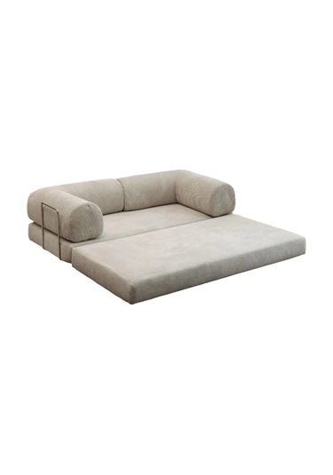 Nova Serisi Kanepe Pratik, Yer Yatağı, Dayanıklı, Bondex Sünger 200x200 Krem