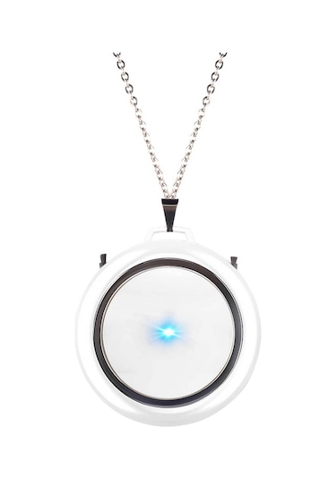 Hangfox Kolye Tipi Taşınabilir Hava Temizleyici: Negatif İyon Salıveren, 6m İyon Konsantrasyonu, 24 Saat Kullanim Süresi, Beyaz Ev/araç/uçak