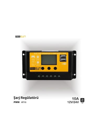 Mexxsun Pwm 10a 12/24v At10 Şarj Kontrol Cihazı Ea6362477