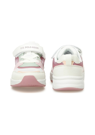 U.s. Polo Assn. Lesser 5fx Beyaz Kız Çocuk Spor Ayakkabı 000000000101948829 Beyaz-Pembe