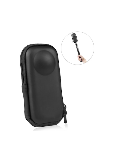 Insta360 X3 / One X2 Puluz Kamera İçin Taşınabilir Kılıf Kutusu Saklama Çantası Siyah