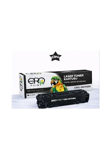 Canon Mf-655cdw Uyumlu Toner - 3100 Sayfalık - Çipli Siyah Toner
