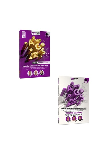 Yediiklim 2026 Meb Ags Ahenk Serisi Türk Milli Eğitim Sisteminin Genel Yapısı Ders Notları Ve Soru Bankası Seti