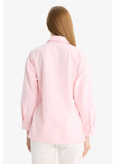 Defacto Regular Fit Gömlek Yaka Önden Bağlamalı Poplin Uzun Kollu Gömlek Tunik F8347ax25aupn648 Pembe Defacto Regular Fit Gömlek Yaka Önden Bağlamalı Poplin Uzun Kollu Gömlek Tunik F8347ax25aupn648 Pembe