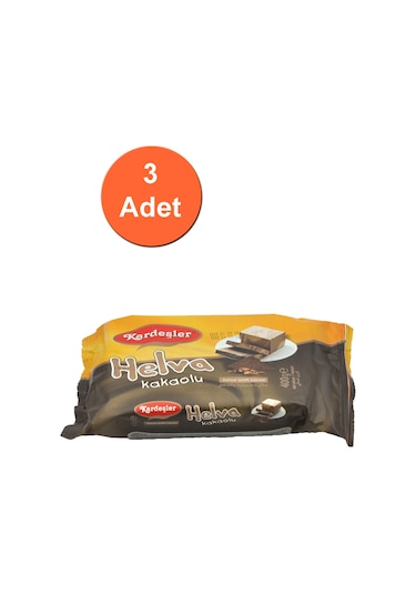 Kardeşler Kakaolu Tahin Helva 3 x 400 G