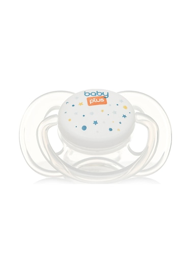 Baby Plus Tekli Damaklı Emzik Beyaz 18-36 Ay BYP-315 Beyaz