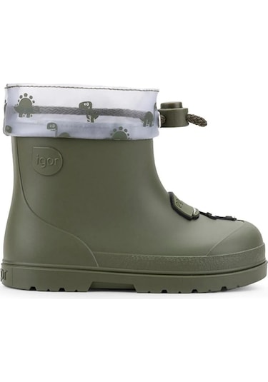 Igor Cc336-042 Mendi Dino Borreguito Çocuk Yağmur Çizmesi Haki