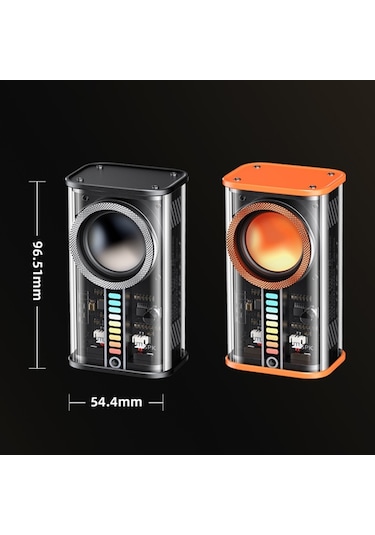 Remax RB-M68 Clear Mecha Kablosuz Hoparlör