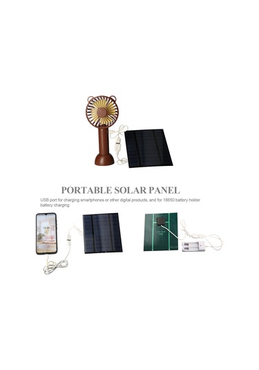Moveevo 5v 2.5w Güneş Paneli - Usb İle Akıllı Telefon, Aa/aaa Pil Şarj Edici, 19.5% Dönüşüm Verimi, Ip65 Su Geçirmez, Çadır, Doğa Seyahatleri