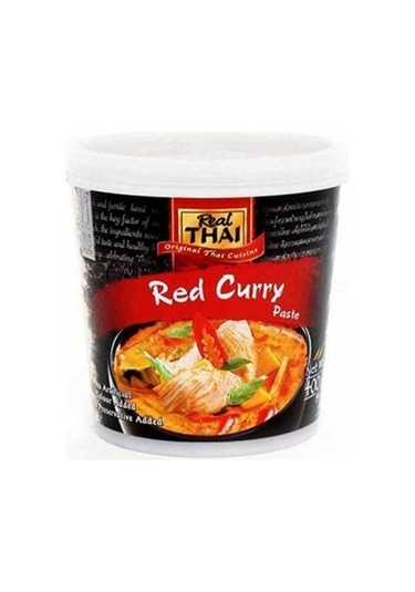Real Thai Kırmızı Köri Ezmesi 400 gr Red Thai Red Curry