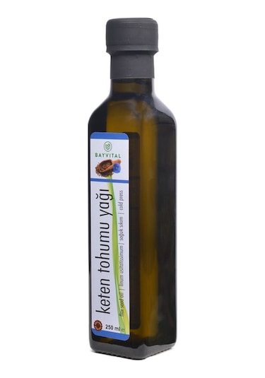 Bayvital Soğuk Sıkım Keten Tohumu Yağı 250 ML