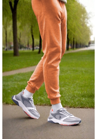 U.s. Polo Assn. Walor 5fx Grı Erkek Koşu Ayakkabısı 000000000101952558 Gri