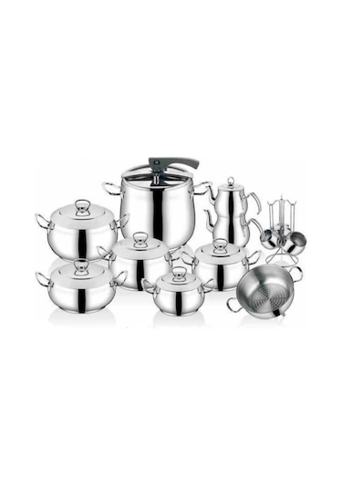 Inter Çelik Gülistan Model 21 Parça Çeyiz Seti