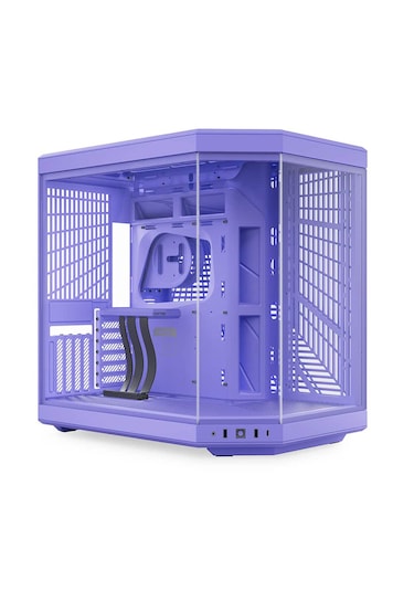 Hyte Y70 Taro Milk Temperli Cam Usb 3.2 E-atx Dual Chamber Mid Tower Bilgisayar Kasası