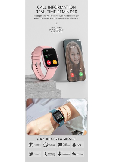 Suofeng Büyük Ekran 2021 Akıllı Saat (İthalatçı Garantili)