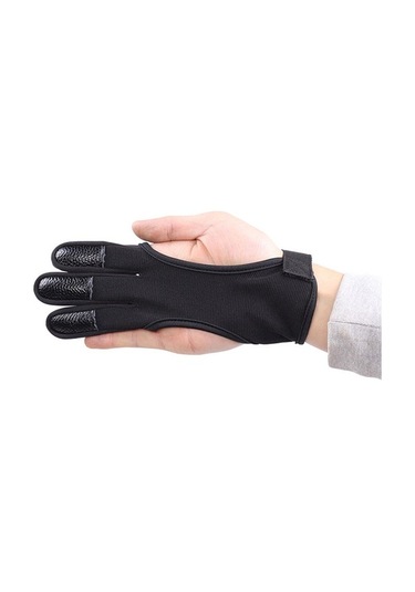 Pazly Suntek 3 Parmak Okçuluk Eldiveni Olimpik Yay Koruma Bileşik M