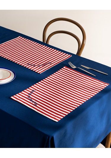 Madame Coco Rosane Amerikan Servis - Beyaz/kırmızı 8684427281222 Çok Renkli