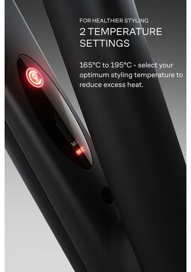 Cloud Nine Touch Iron, Sericite Plakalı Dokunmatik Teknolojili Saç Düzleştirici Siyah