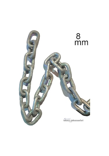 M8 Galvaniz Zincir. Tonoz Zinciri