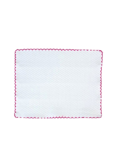 Bebekevi 755 6 Parça Penye Mendil 25 x 25 CM Pembe