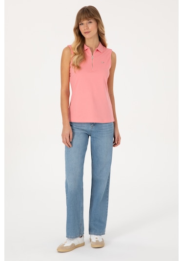 U.s. Polo Assn. Kadın Pembe Tişört 50324852-vr041 Pembe