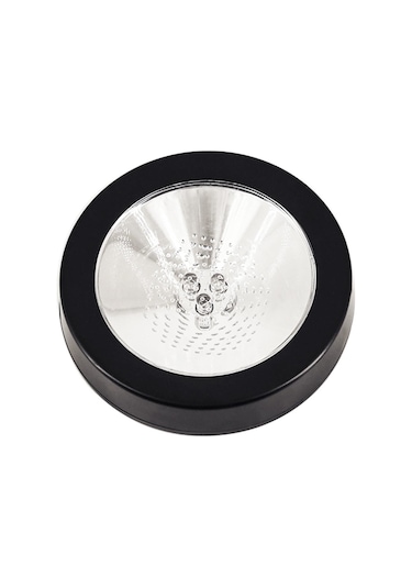 Suntek Işıklı Coaster Kokteyl Şişe Tabanı İçecekler Ev Pil Siyahı Siyah