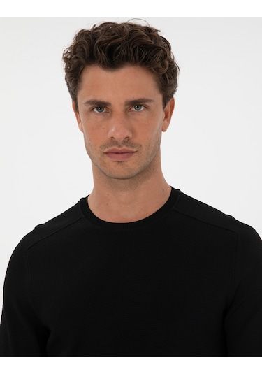 Pierre Cardin Erkek Siyah Kazak /triko 50315763-vr046 Siyah